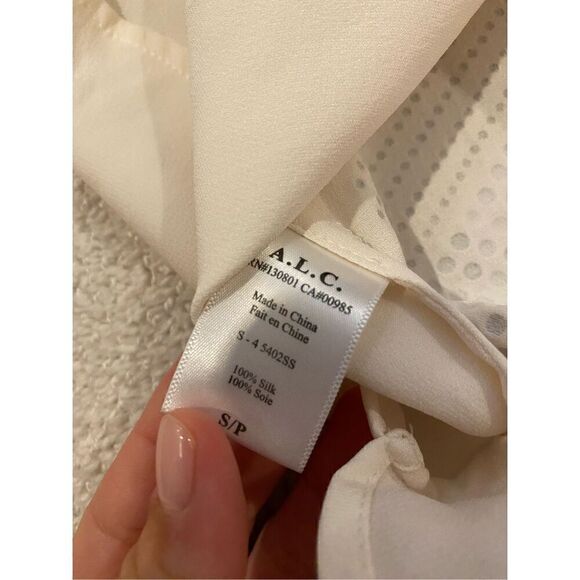 A.L.C. White Ascher Studded Tank Top/Cami sz SMALL - Picture 5 of 5